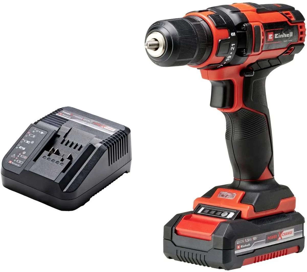 Einhell TC-CD 18/35 Li Kit Accu Boor-/Schroefmachine - 18V - 35Nm - 1x 1,5Ah