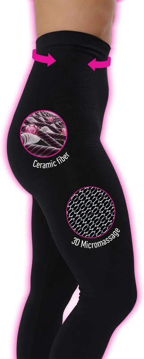 Lanaform Active Slim Afslankbroek S - Zwart