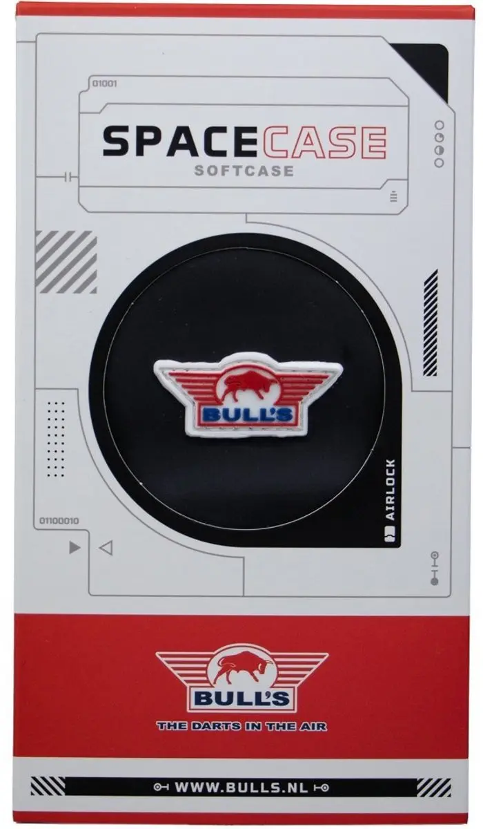 Bull's Space Dart Case BU-66391 - Zwart/Rood