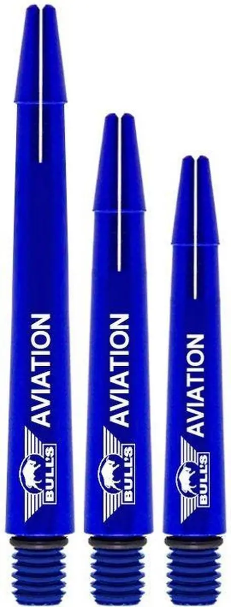 Bull's Aviation Blue BU-55312 Dart Shafts - 3 Stuks