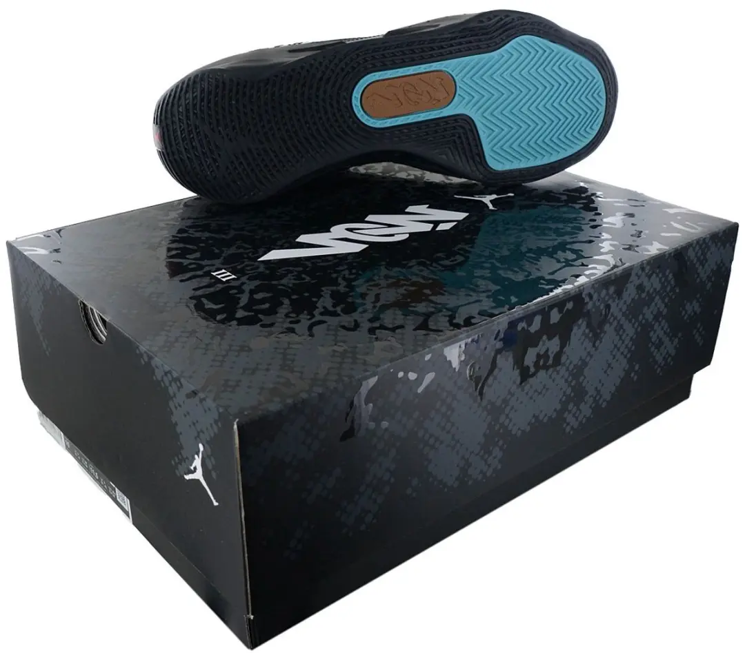 Jordan Air Jordan Zion 3 DR0675-002 - Heren Basketbalschoenen - Zwart - Maat 44