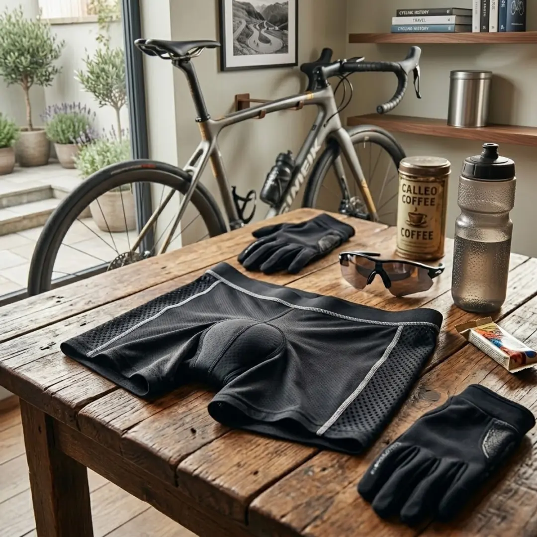 NUVEX Heren Fietsbroek met Zeem M - Grijs