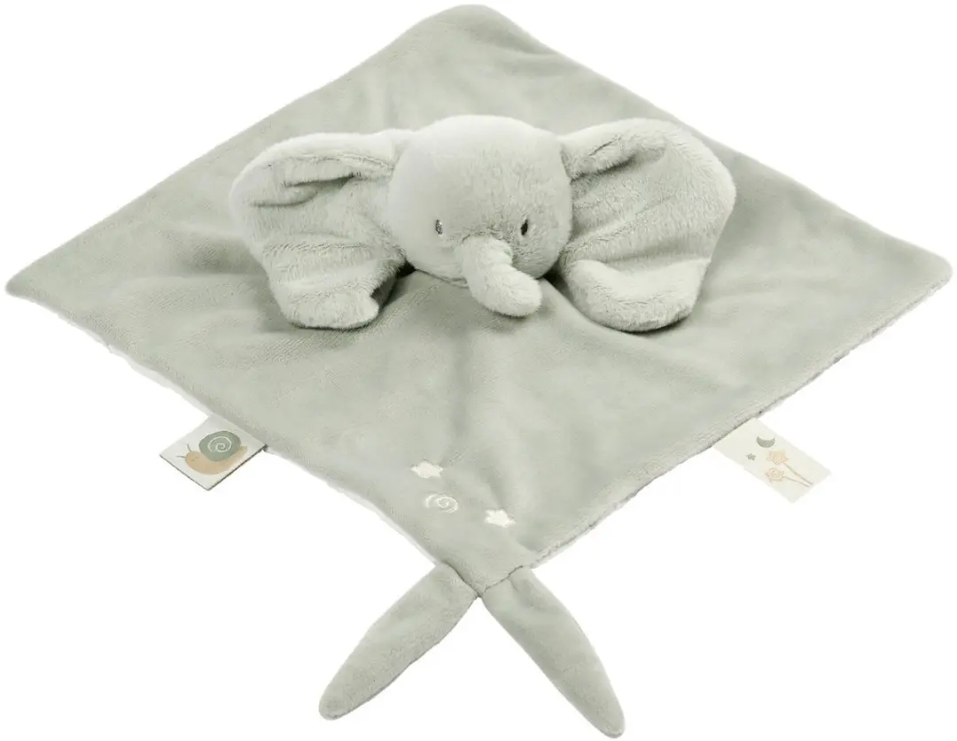 Nattou LouLou Baby Knuffeldoekje Olifant 28x28cm