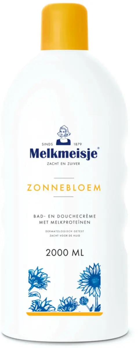 Melkmeisje Bad & Douchecrème Zonnebloem 2000ml - 25 Stuks