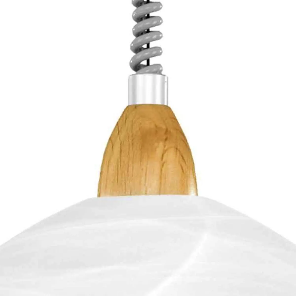 Eglo Dakar 1 Spot 2 Lichtpunten - 37cm - Nikkel-Mat - Wit/Grijs