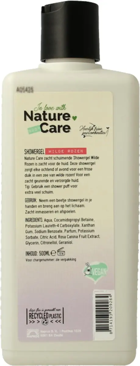 Nature Care Douchegel Wilde Rozen 500ml