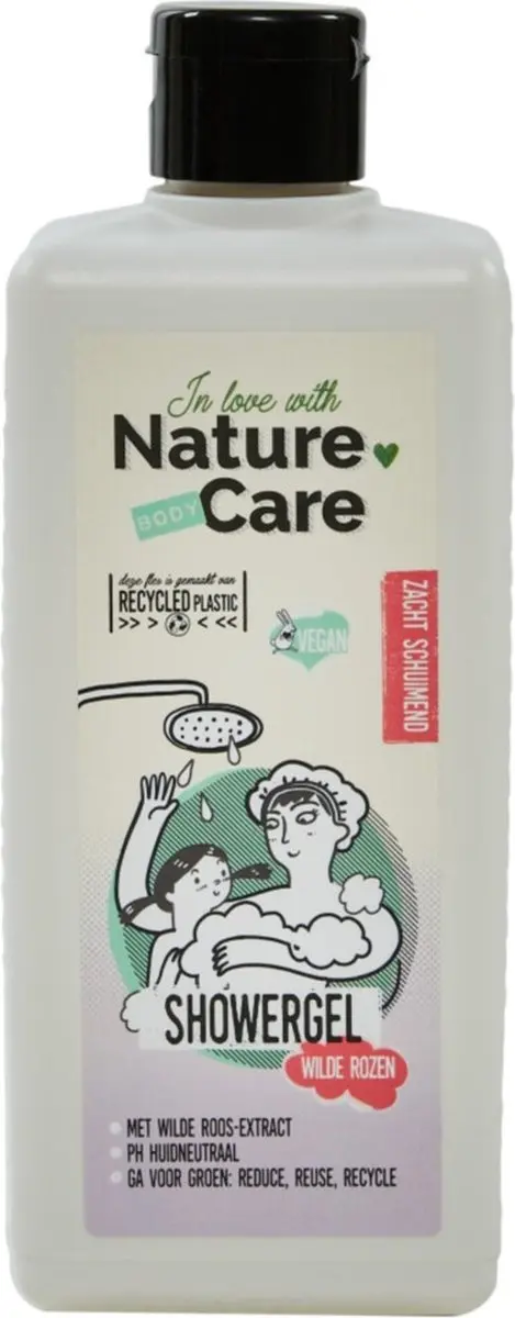 Nature Care Douchegel Wilde Rozen 500ml