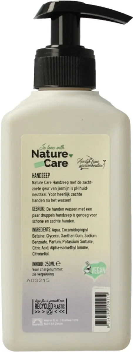 Nature Care Handzeep Jasmijn 250ml