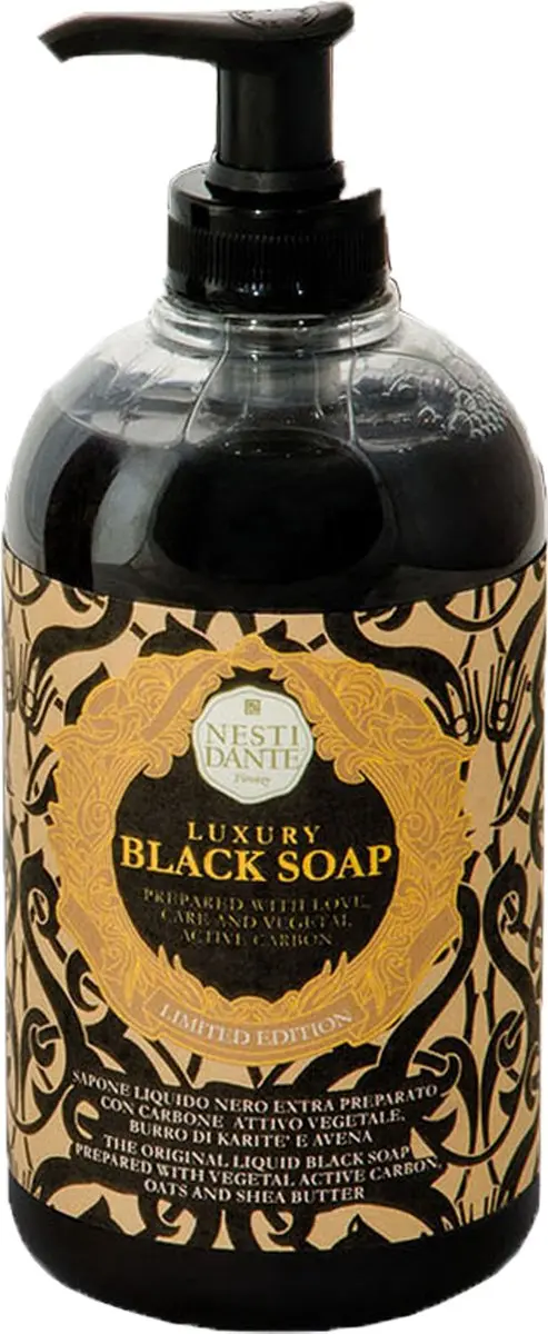 Nesti Dante Luxury Black Soap Vloeibare Handzeep 500ml