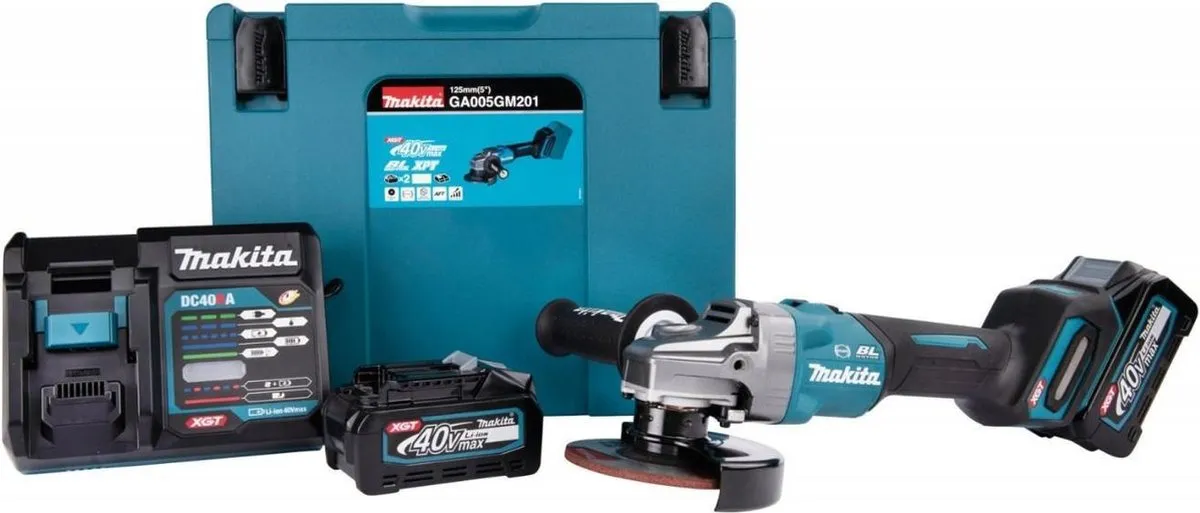 Makita GA005GZ01 40V Haakse Slijper