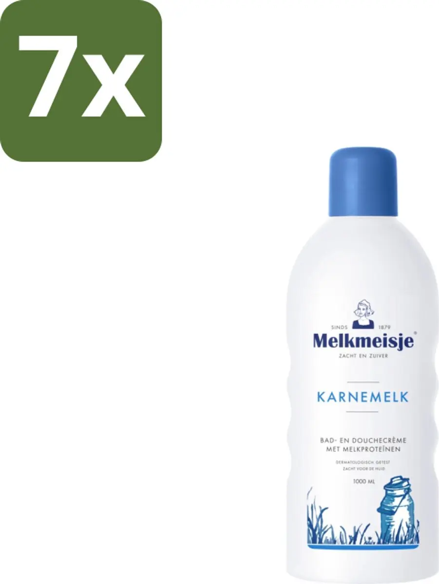 Melkmeisje Karnemelk Douchegel 7x1000ml
