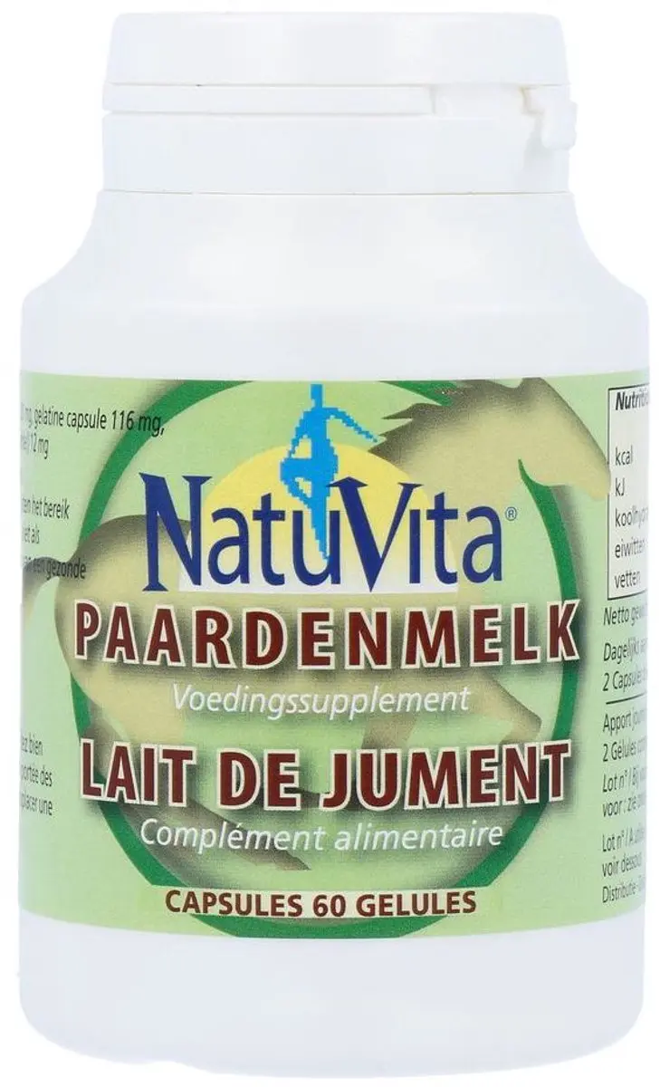 Natuvita Paardenmelk Capsules 60 stuks
