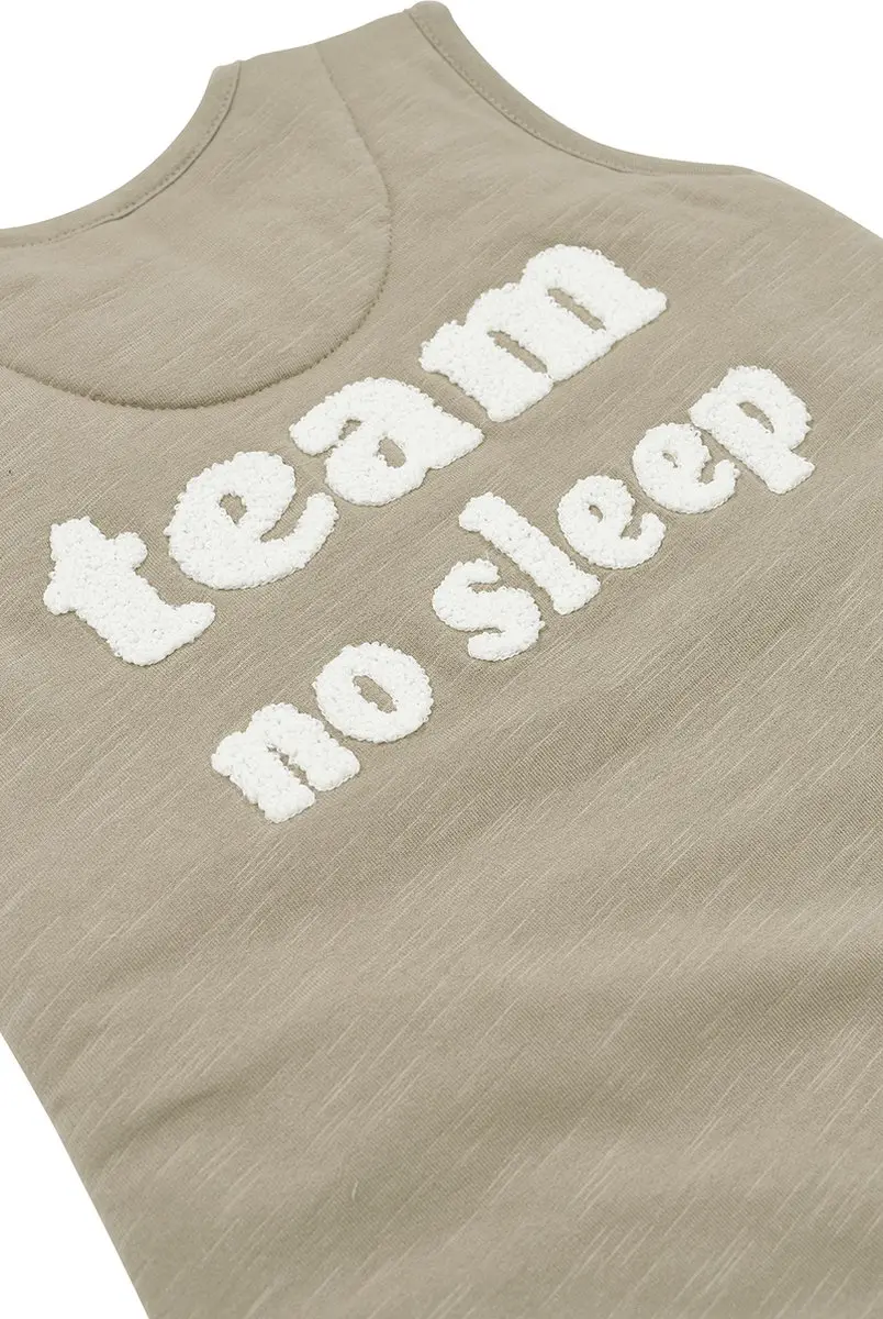 Meyco Baby Slub Slaapoverall Team No Sleep - 104cm - 2.0 TOG