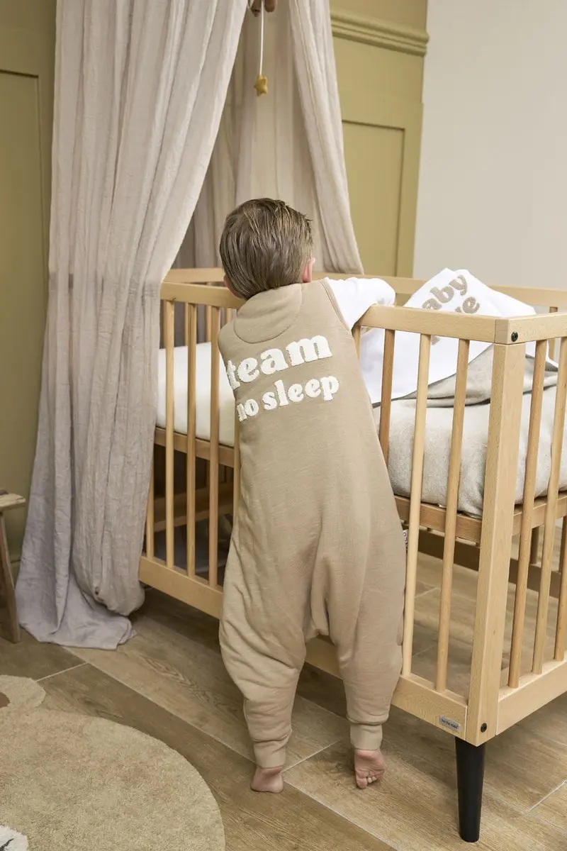 Meyco Baby Slub Slaapoverall Team No Sleep - 104cm - 2.0 TOG