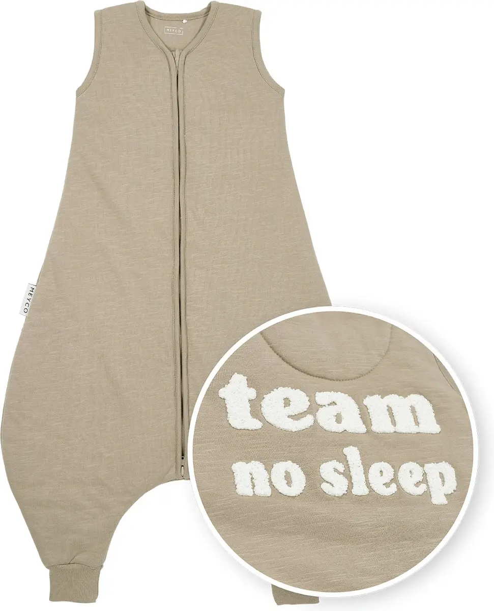 Meyco Baby Slub Slaapoverall Team No Sleep