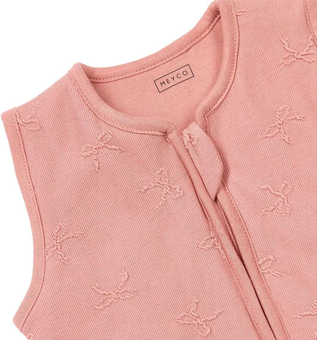 Meyco Baby Studio Collection Bow Slaapoverall Jumper - Rose - 104cm