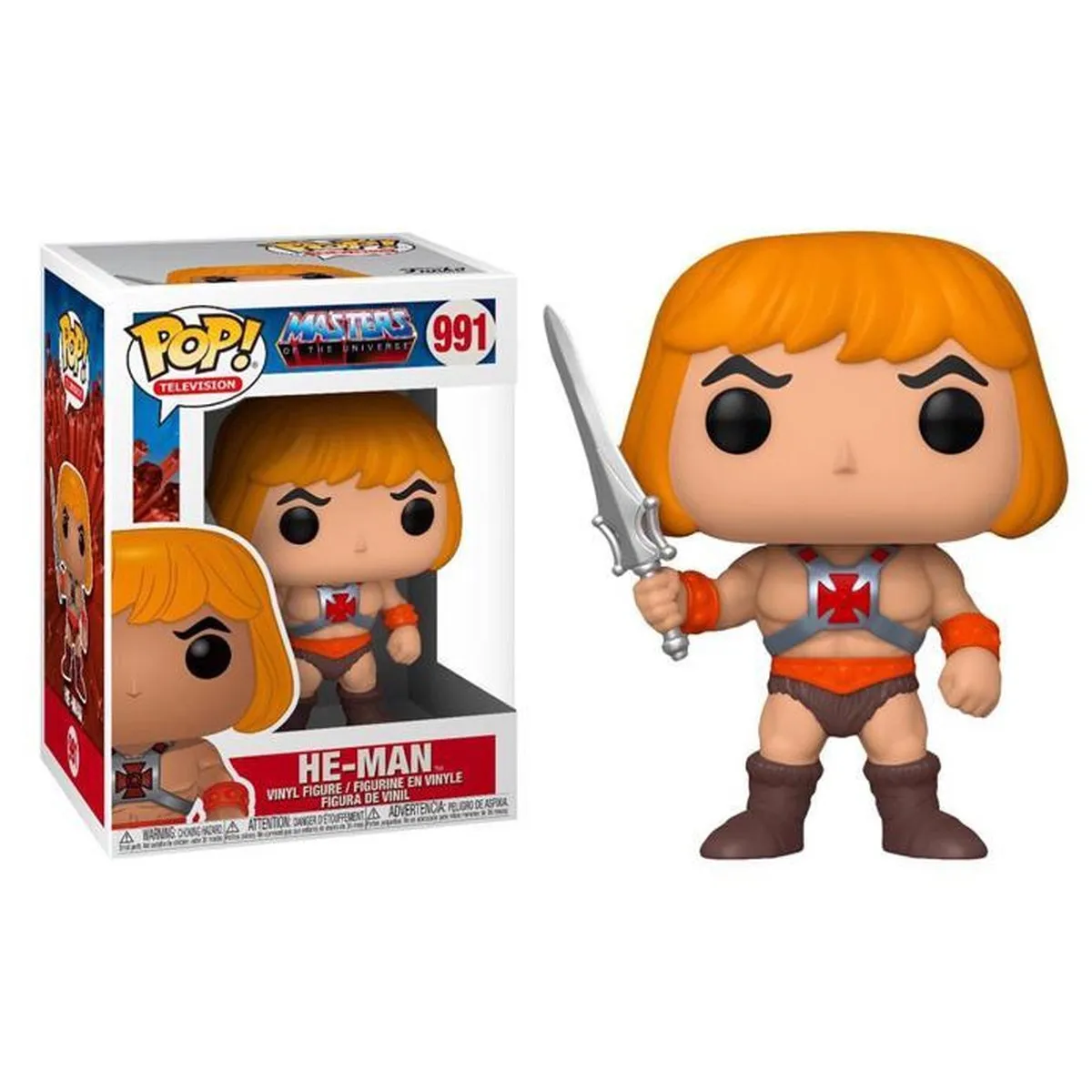Funko POP! Masters of the Universe He-Man Verzamelfiguur 9cm - Multicolor
