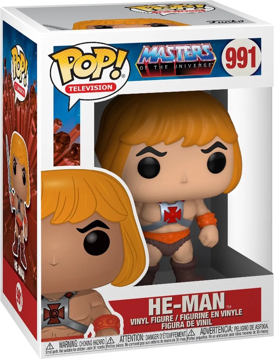 Funko POP! Masters of the Universe He-Man Verzamelfiguur 9cm - Multicolor