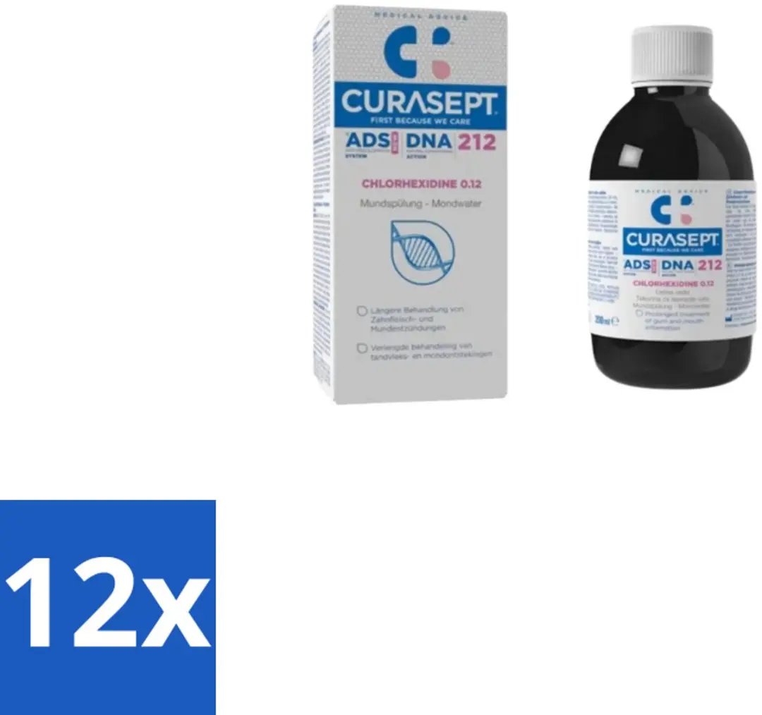 Curasept ADS DNA 212 Mondspoeling 0,12% CHX
