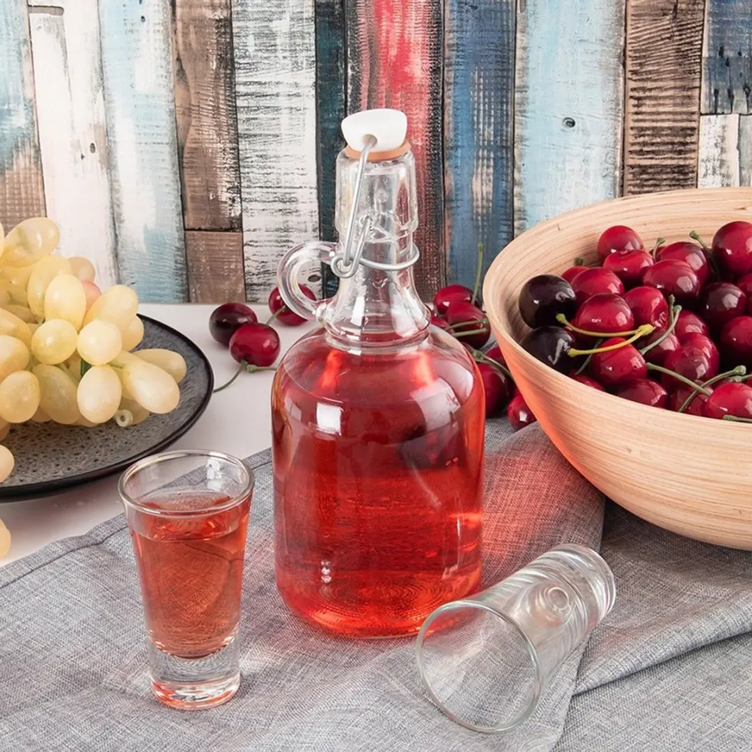 Orion Retro Glazen Fles 500ml - Transparant - afbeelding 2 van 4