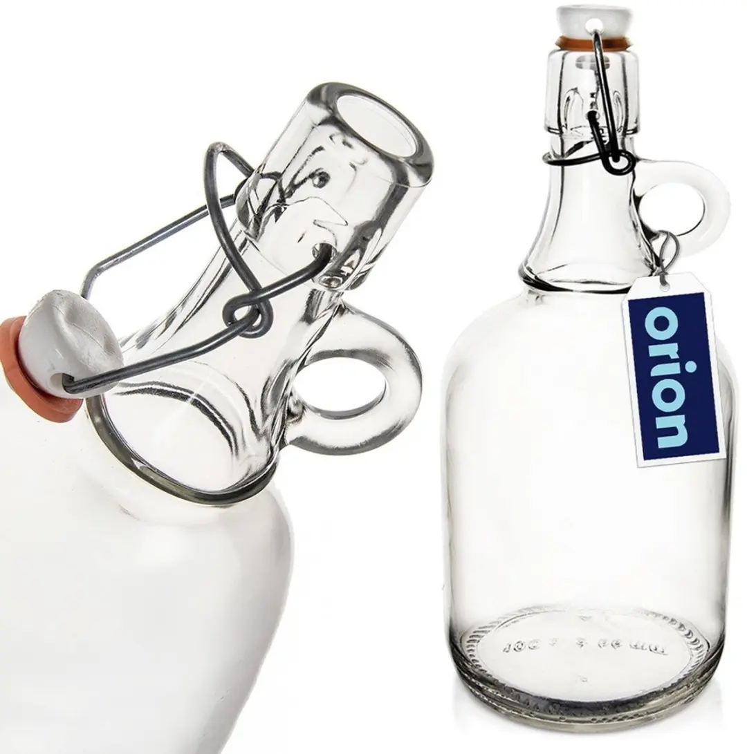 Orion Retro Glazen Fles 500ml - Transparant - afbeelding 4 van 4