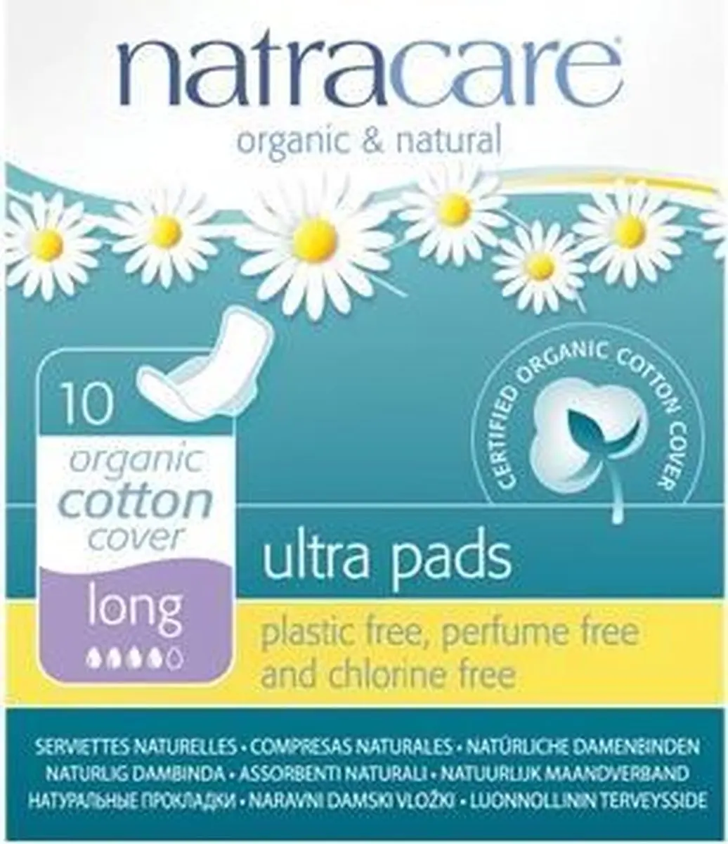 Natracare Maandverband Ultra Pads Long - 10 Stuks