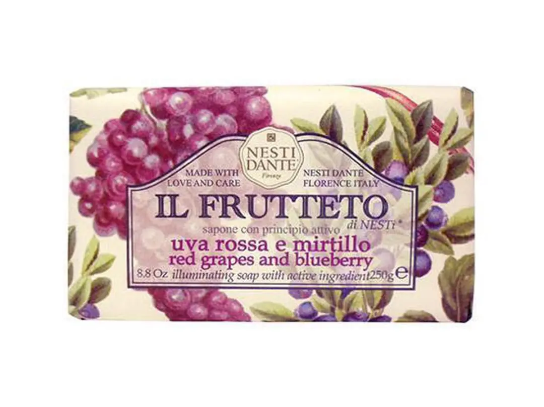 Nesti Dante Il Frutteto Rode Druif & Bosbes Zeep 250g