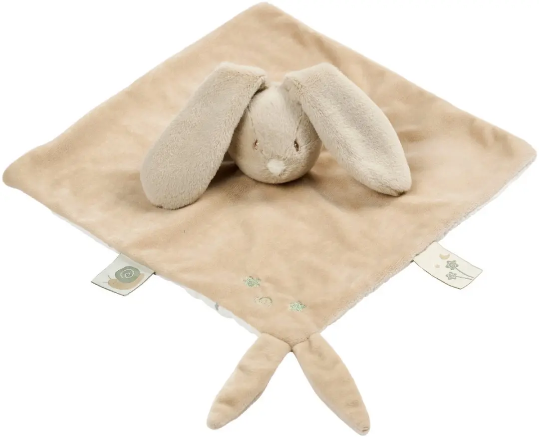 Nattou LouLou Baby Knuffeldoekje Konijn 28x28cm