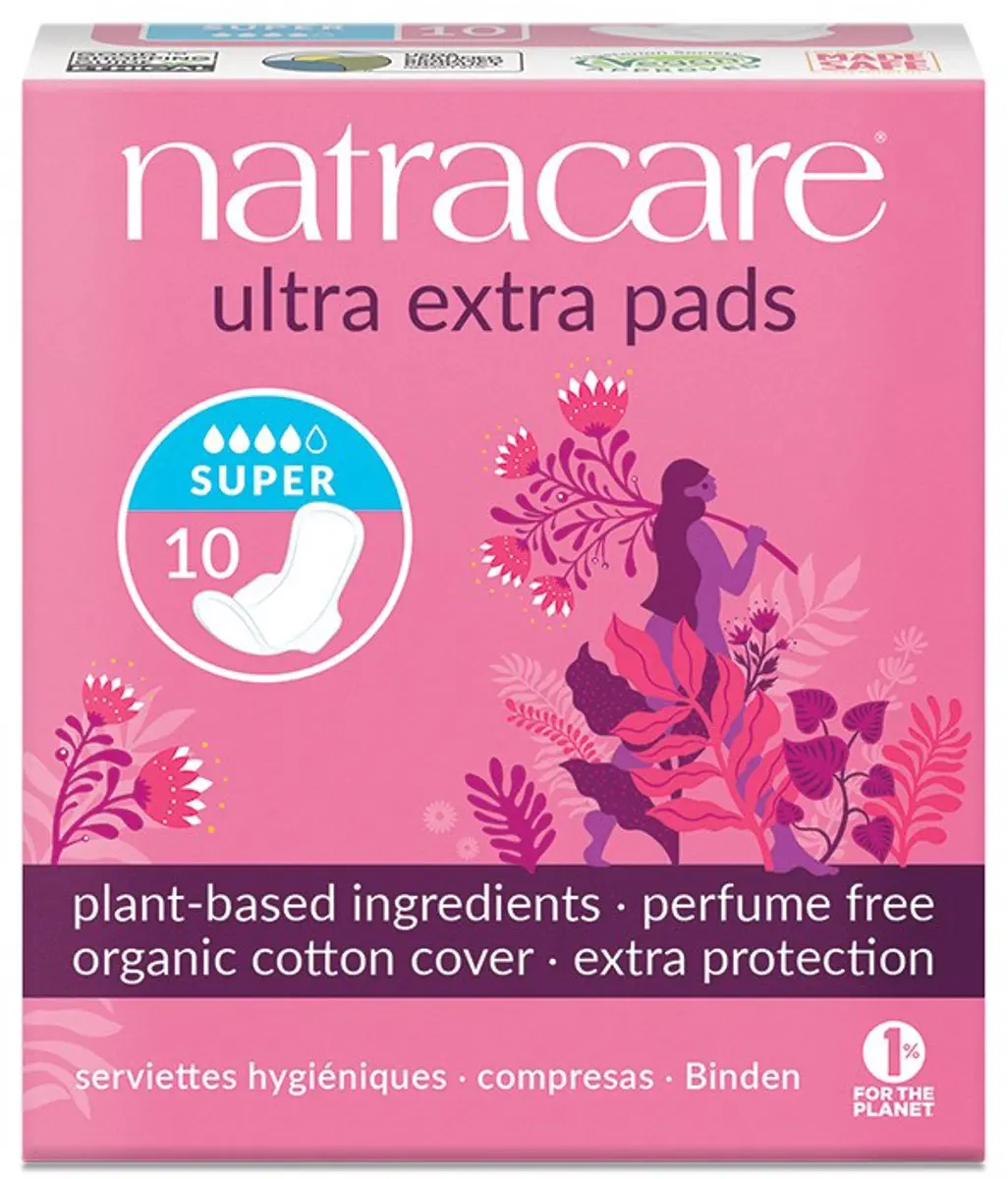Natracare Maandverband Ultra Extra Super - 10 Stuks