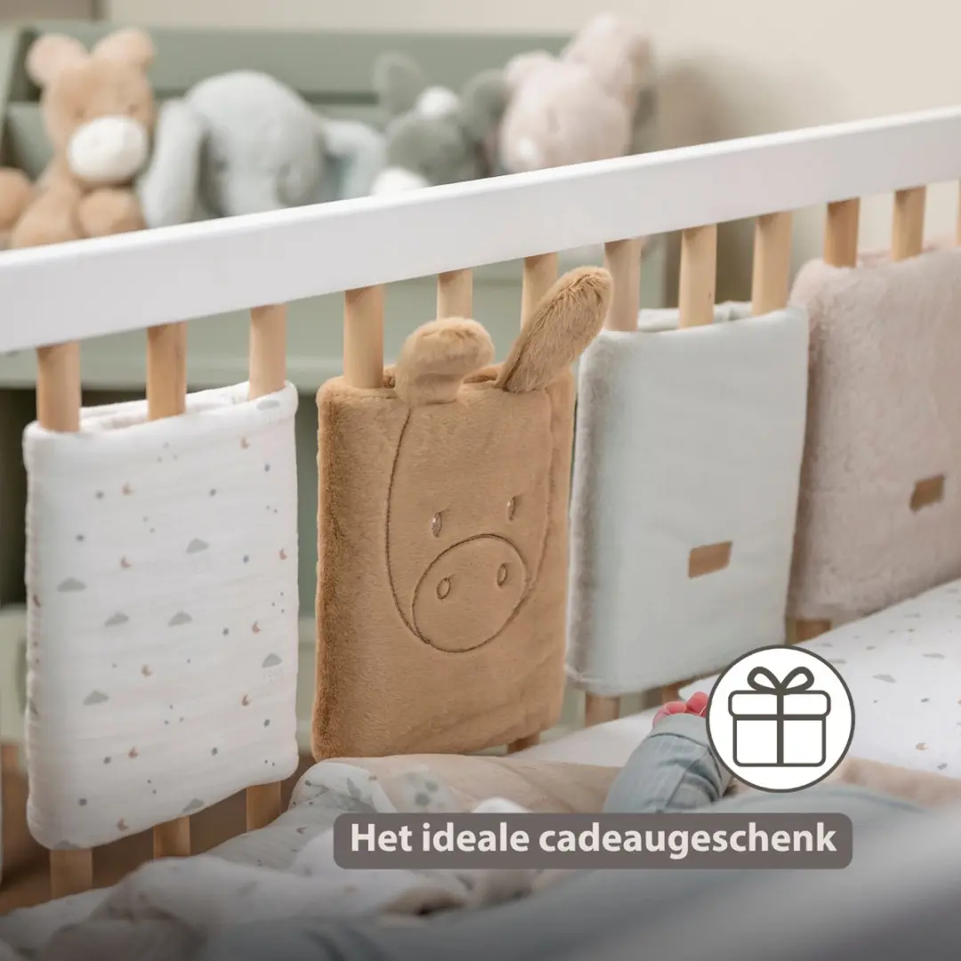 Nattou LouLou Bedbumper Set - 6 Stuks - 20cm