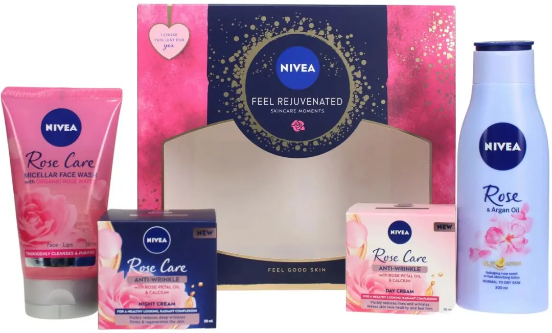 NIVEA Feel Rejuvenated Cadeauset - 4 Stuks
