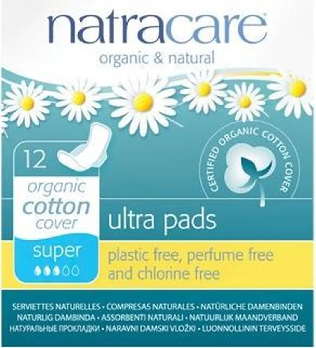Natracare Ultra Super Maandverband Wit