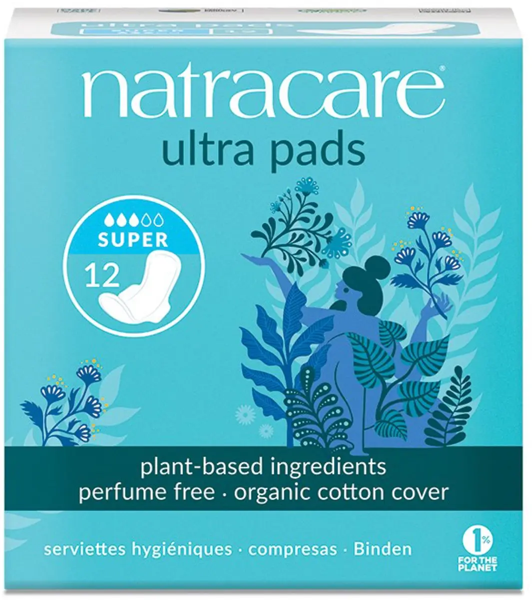 Natracare Ultra Super Maandverband Wit