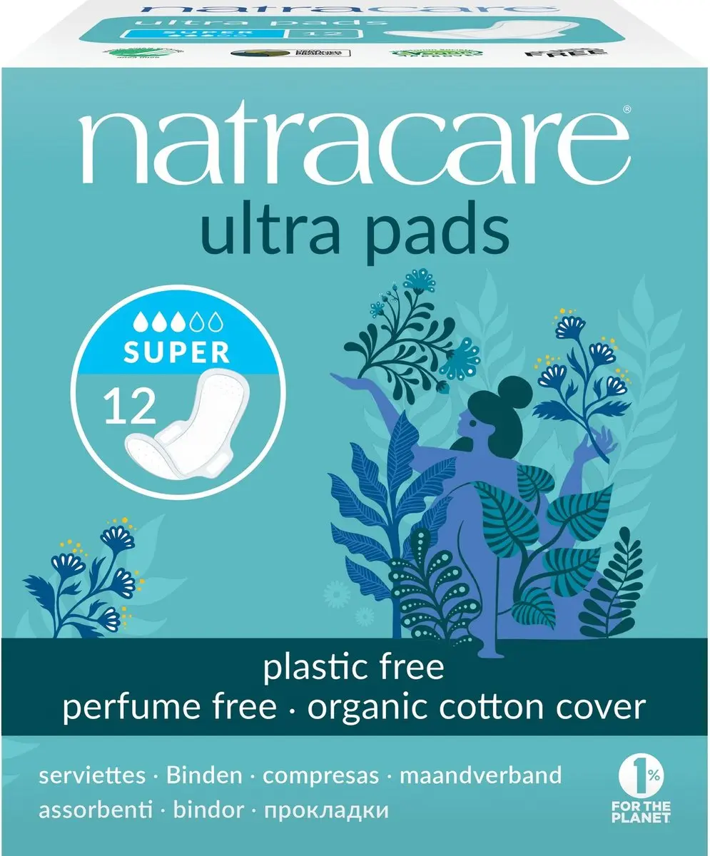 Natracare Ultra Super Maandverband Wit