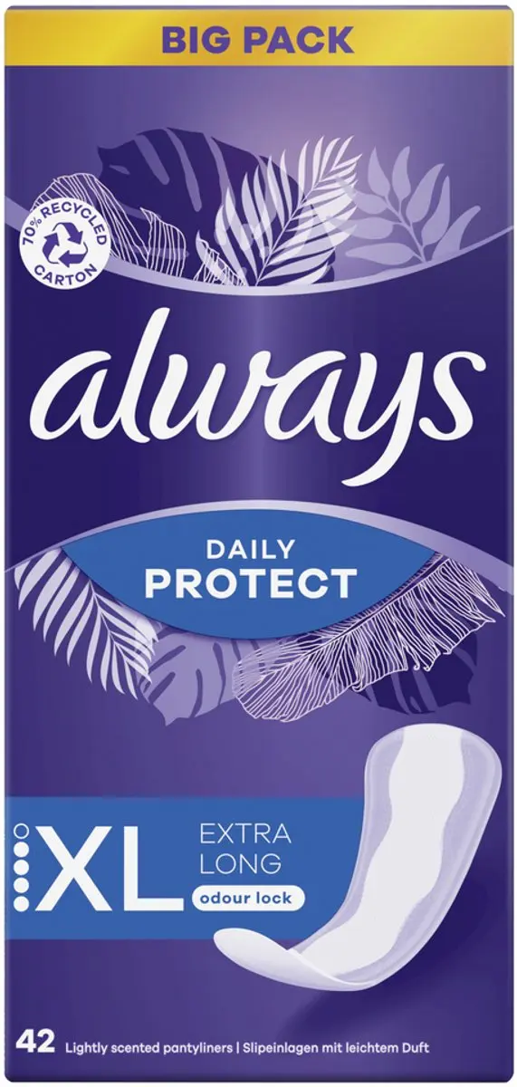Always Daily Protect Inlegkruisjes XL - 168 Stuks