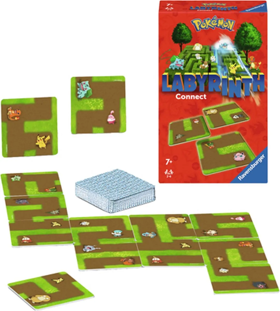 Ravensburger Pokémon Labyrinth Connect 22579 - Reisspel - 2-6 Spelers