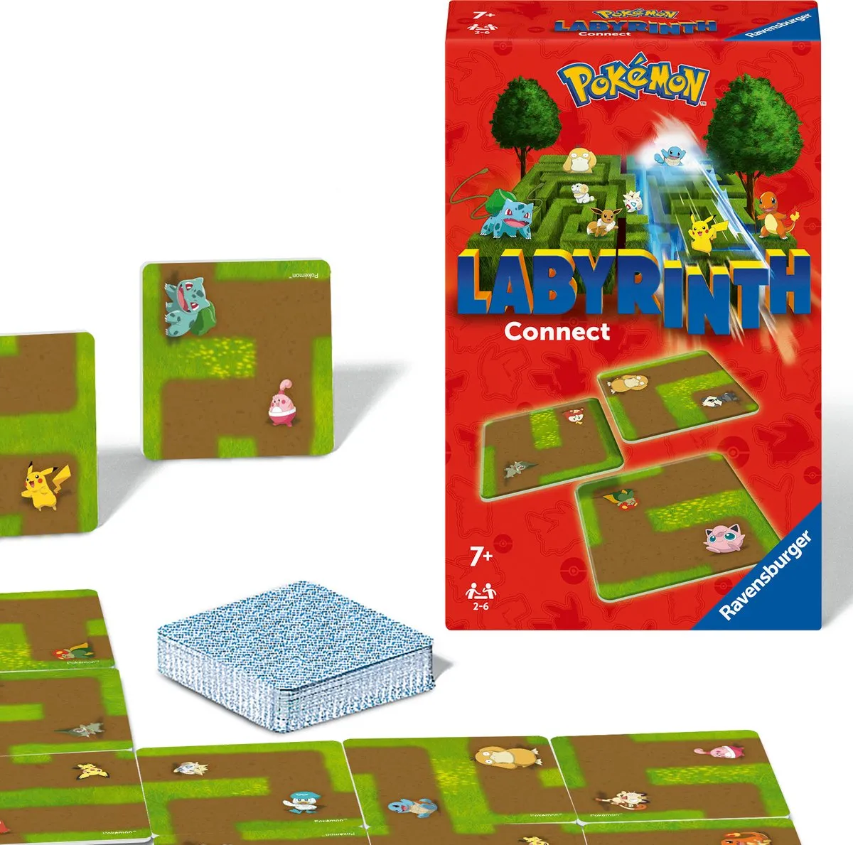 Ravensburger Pokémon Labyrinth Connect 22579 - Reisspel - 2-6 Spelers