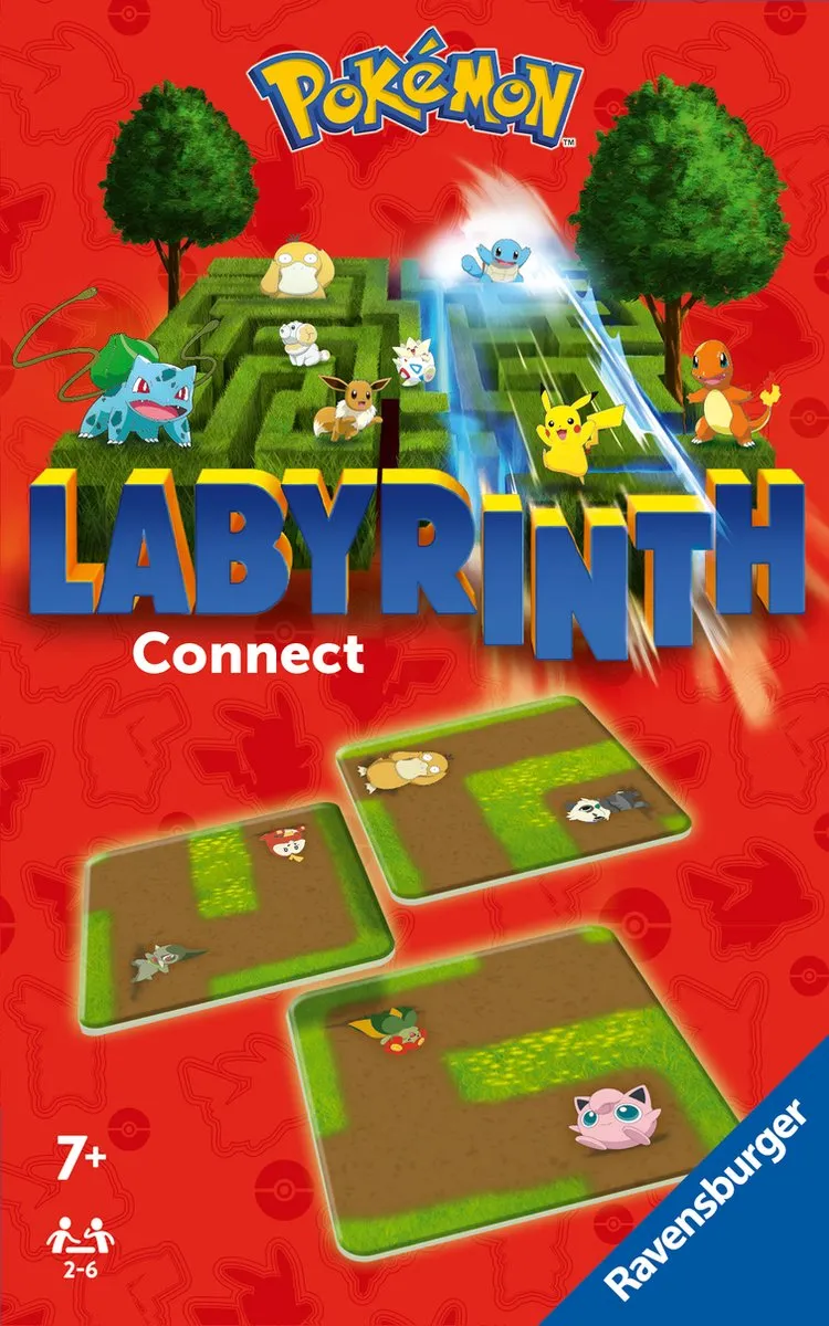Ravensburger Pokémon Labyrinth Connect 22579 - Reisspel - 2-6 Spelers