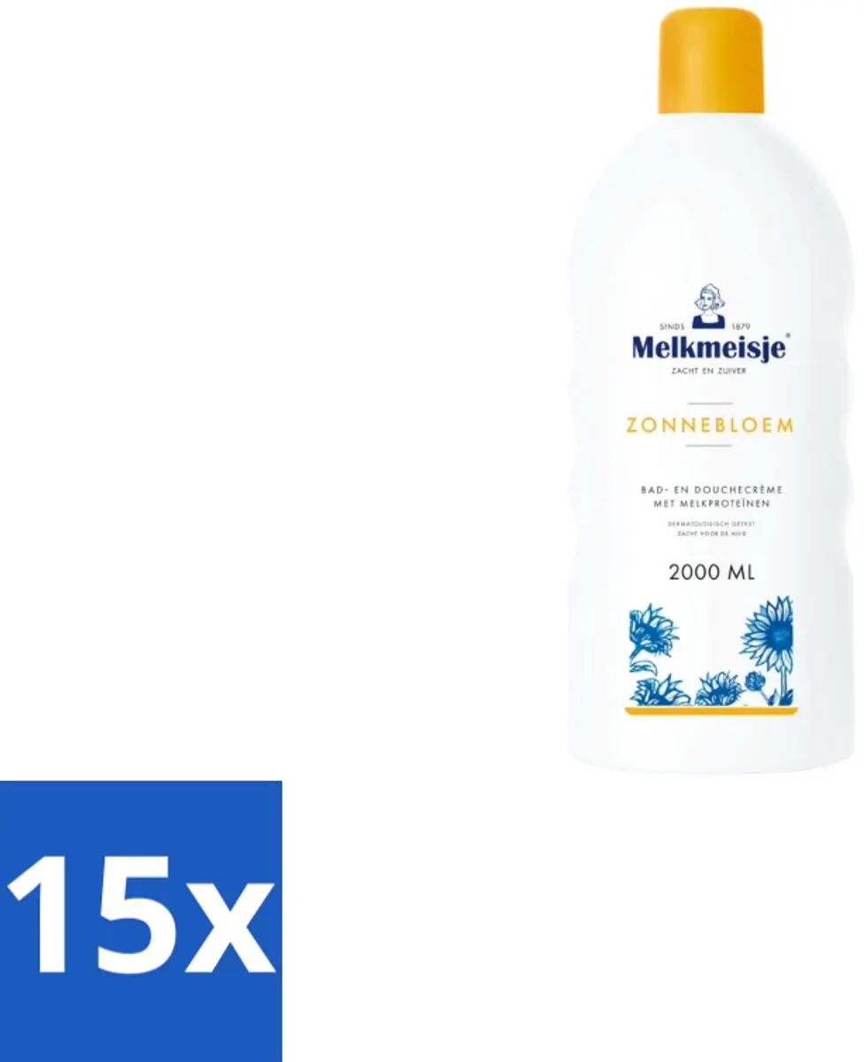 Melkmeisje Bad & Douchecrème Zonnebloem 2000ml