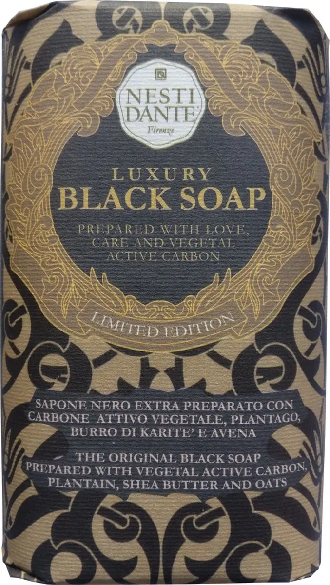 Nesti Dante Luxury Black Soap Handzeep 250g