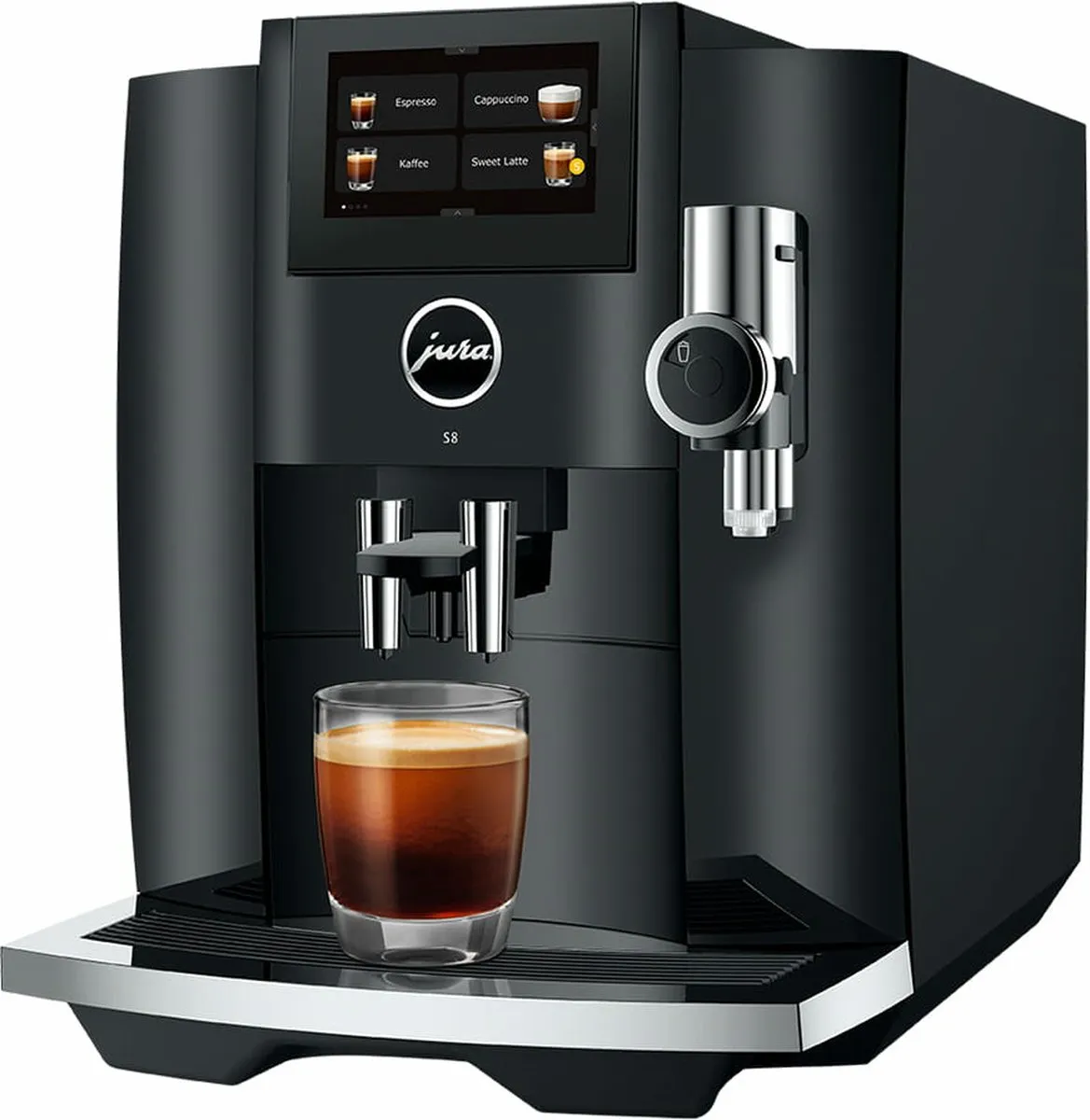 JURA - S8 Piano Black (EB) - Volautomatische espressomachine