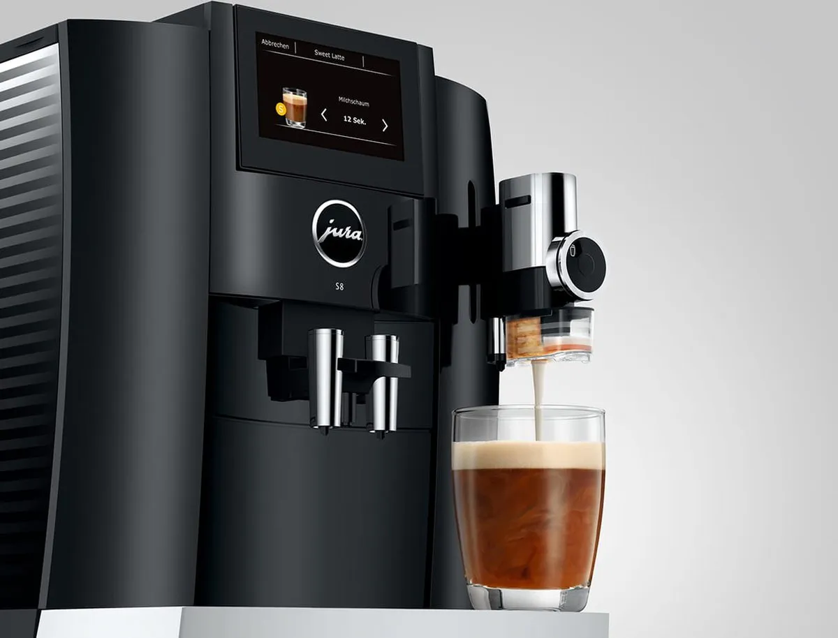 JURA - S8 Piano Black (EB) - Volautomatische espressomachine
