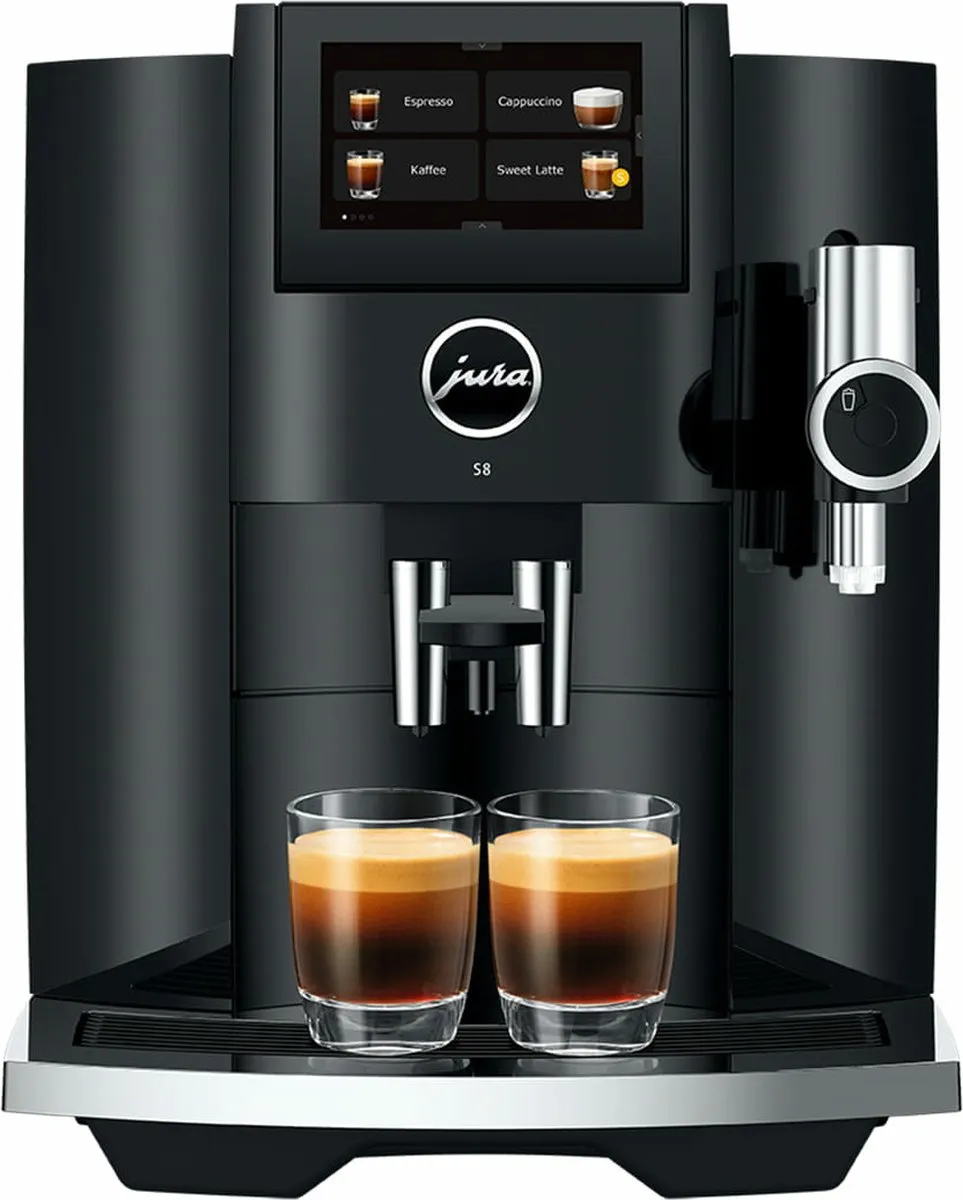JURA - S8 Piano Black (EB) - Volautomatische espressomachine