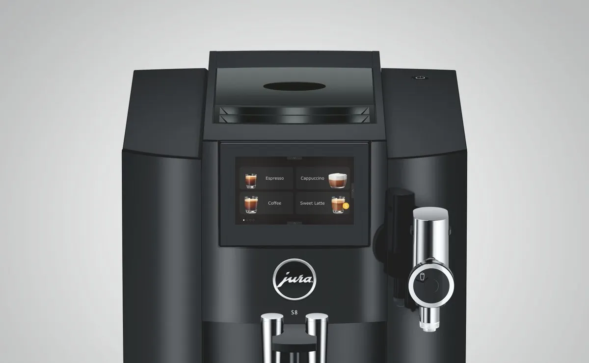 JURA - S8 Piano Black (EB) - Volautomatische espressomachine