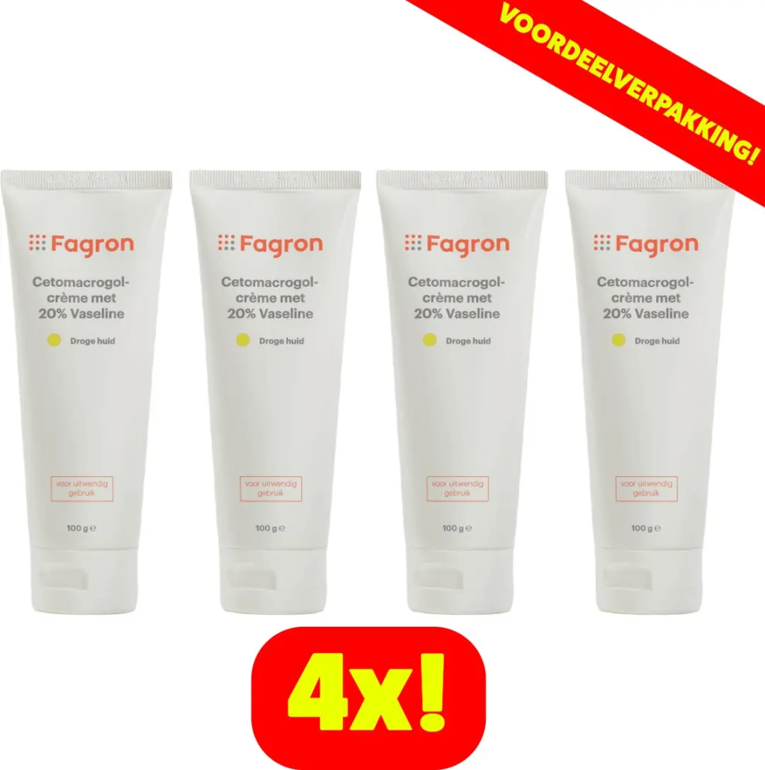Fagron Cetomacrogolcrème 20% Vaseline