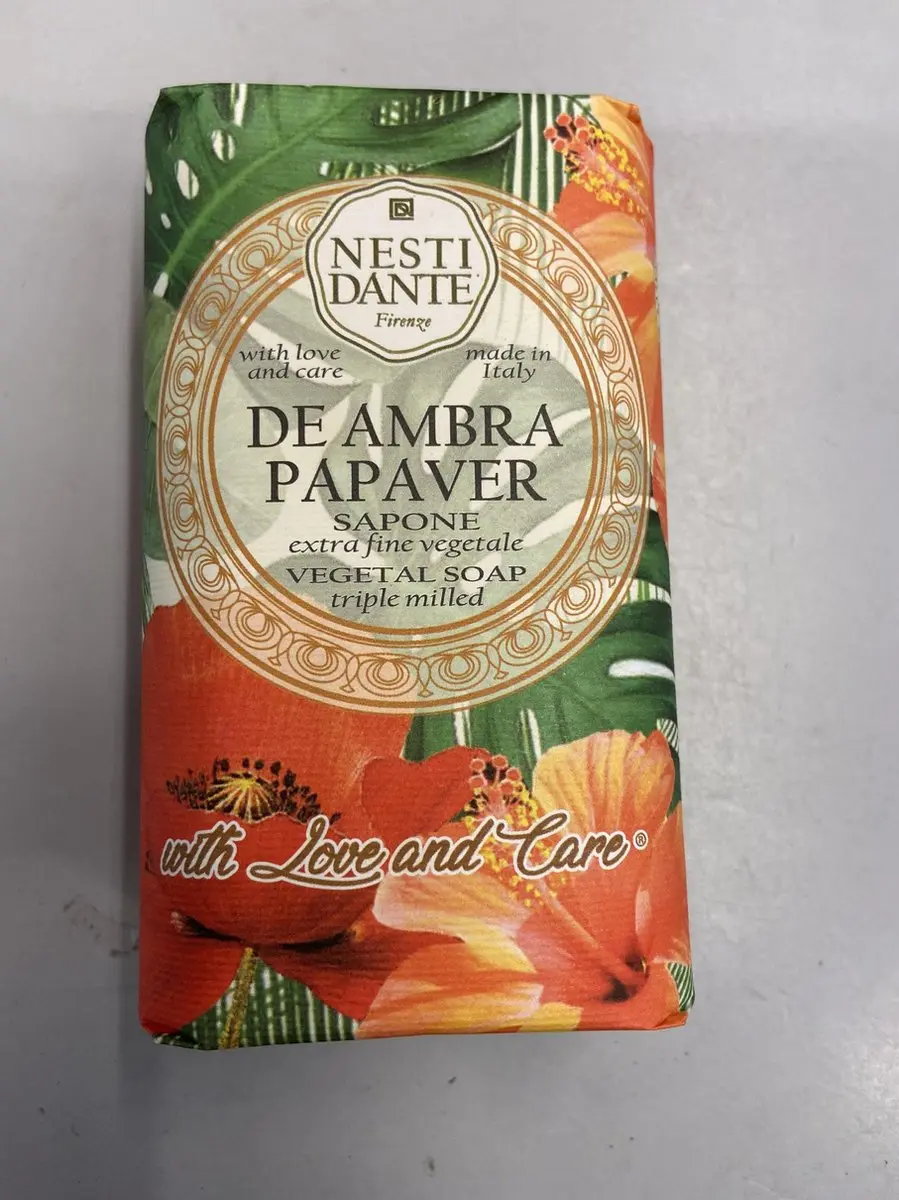 Nesti Dante Da Ambra Papaver Zeep 250g