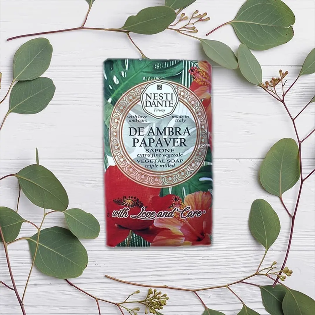 Nesti Dante Da Ambra Papaver Zeep 250g