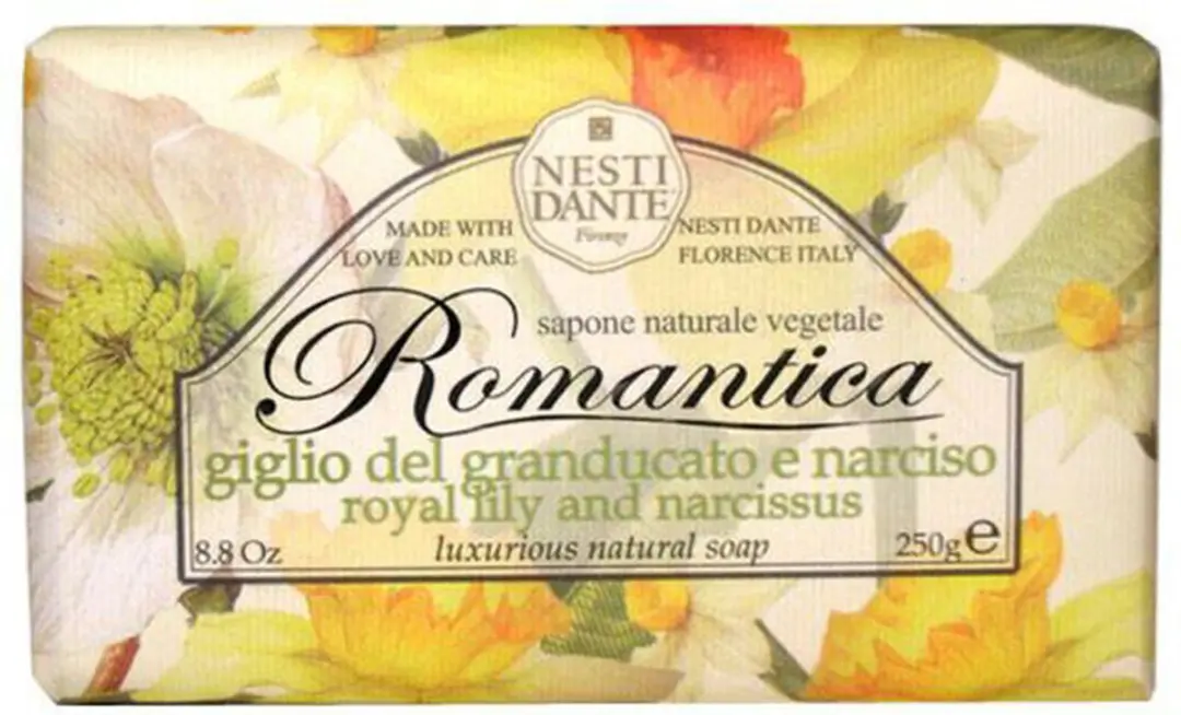 Nesti Dante Romantica Handzeep Royal Lily & Narcissus 250g