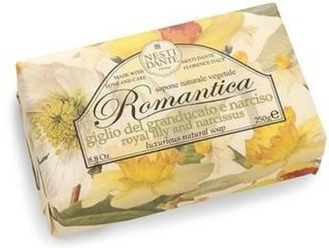 Nesti Dante Romantica Handzeep Royal Lily & Narcissus 250g - afbeelding 6 van 6
