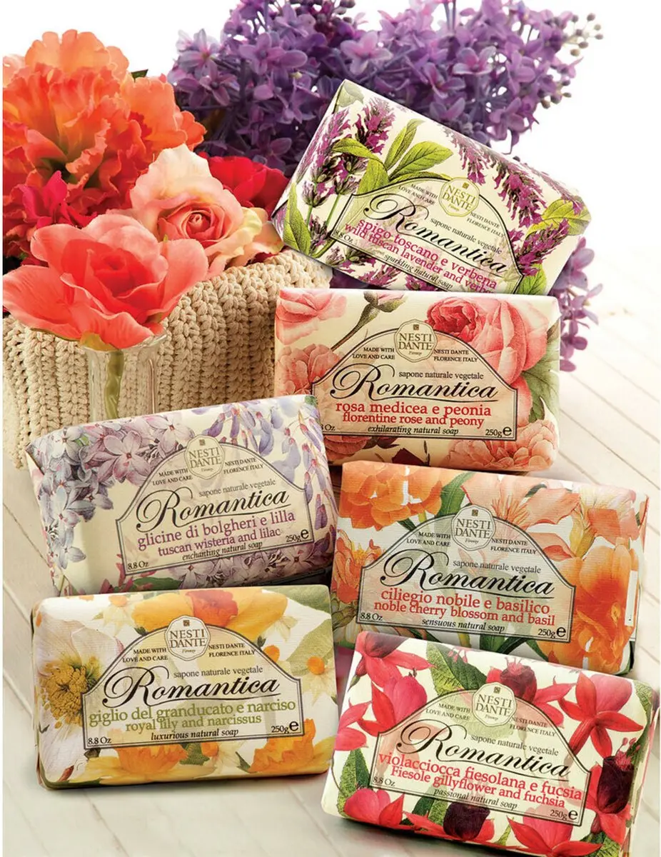 Nesti Dante Romantica Handzeep Royal Lily & Narcissus 250g